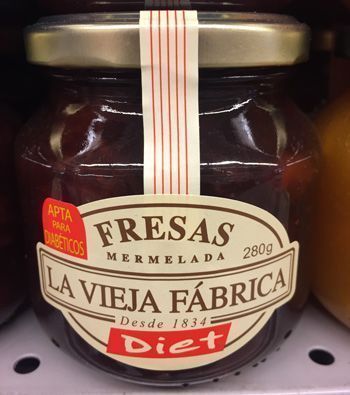bote de mermelada sin azúcar