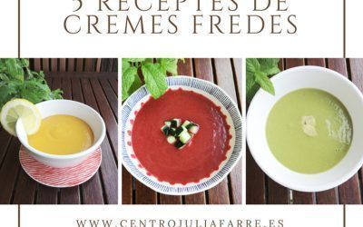 5 receptes de cremes fredes per incorporar a la teva dieta