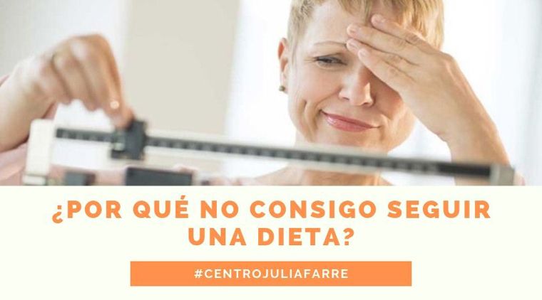 ¿Por qué no consigo seguir una dieta?
