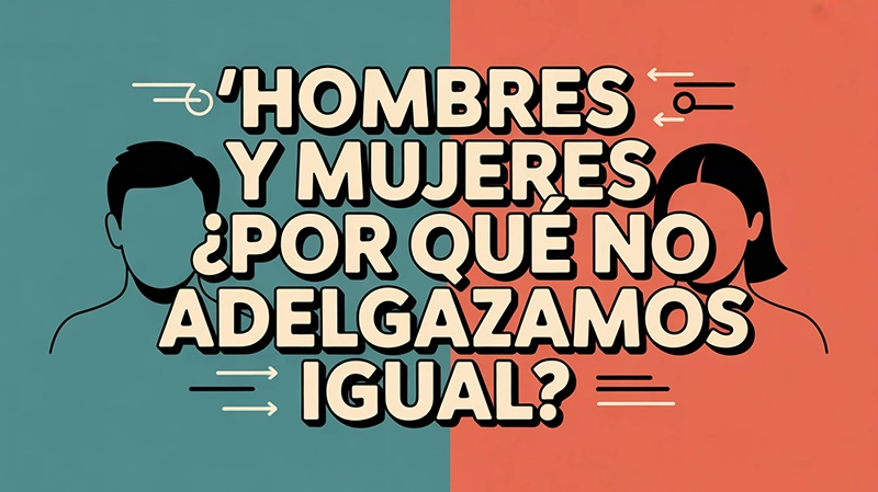 adelgazamiento en hoimbres y mujeres